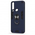 Husa spate pentru Huawei Y6P - Hybrid Case Stand Albastru