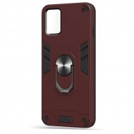 Husa spate pentru Samsung Galaxy A71 - Hybrid Case Stand Visiniu