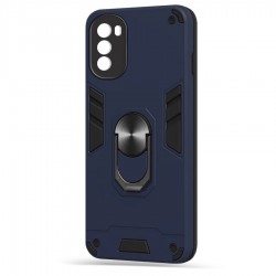 Husa spate pentru Motorola Moto G62 - Hybrid Case Stand Albastru