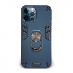 Husa spate pentru iPhone 12 Pro Max - Hybrid Case Stand Albastru