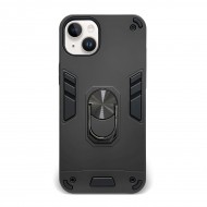 Husa spate pentru iPhone 14 Plus - Hybrid Case Stand Negru