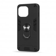 Husa spate pentru iPhone 14 Pro Max - Hybrid Case Stand Negru