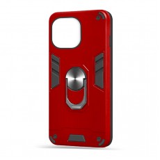 Husa spate pentru iPhone 14 Pro Max - Hybrid Case Stand Rosu