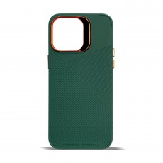 Husa spate pentru iPhone 15 Pro Max - Lines Case Verde