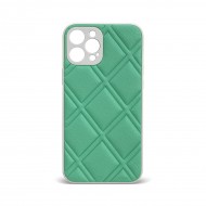 Husa spate pentru iPhone 12 Pro Max - Puffer Case Verde