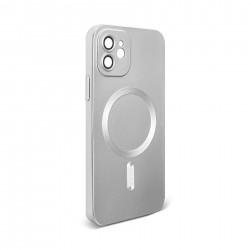 Husa spate pentru iPhone 12 - Sassy Case Argintiu