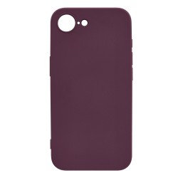 Husa spate pentru iPhone 16e Silicon Line - Grena