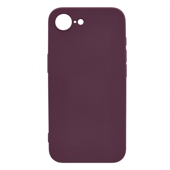 Husa spate pentru iPhone 16e Silicon Line - Grena