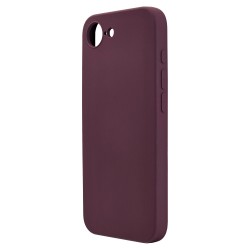 Husa spate pentru iPhone 16e Silicon Line - Grena