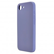 Husa spate pentru iPhone 16e Silicon Line - Mov deschis