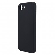 Husa spate pentru iPhone 16e Silicon Line - Negru