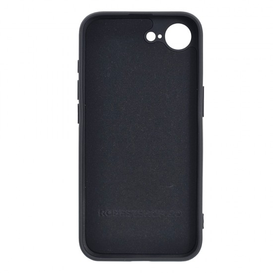 Husa spate pentru iPhone 16e Silicon Line - Negru