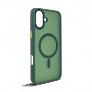 Husa spate pentru iPhone 16 Plus MagSafe- Techsuit Case Verde