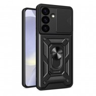 Husa spate pentru Samsung Galaxy A56 5G Techsuit Case Slide - Negru