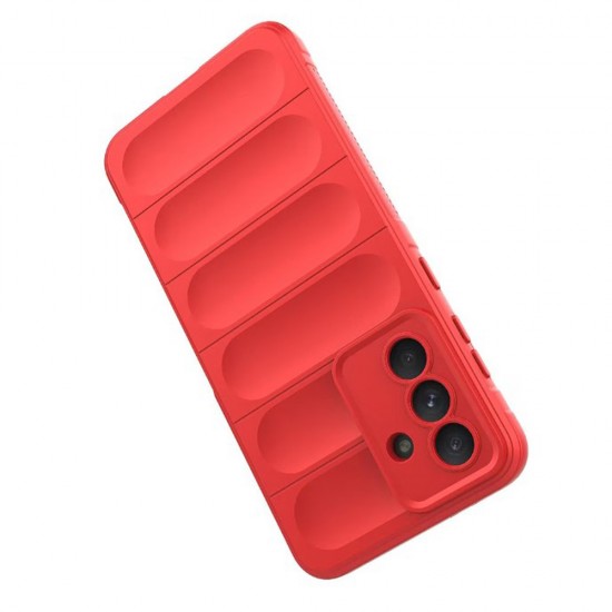 Husa spate pentru Samsung Galaxy A56 5G Techsuit Case Silicon - Rosu