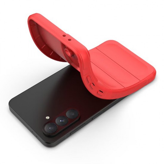 Husa spate pentru Samsung Galaxy A56 5G Techsuit Case Silicon - Rosu