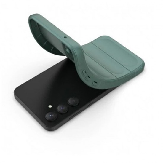 Husa spate pentru Samsung Galaxy A56 5G Techsuit Case Silicon - Verde