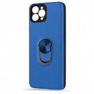 Husa spate pentru iPhone 13 Pro - WOOP Ring Case Albastru