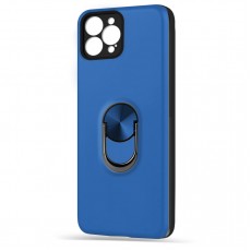 Husa spate pentru iPhone 13 Pro Max - WOOP Ring Case Albastru