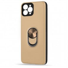 Husa spate pentru iPhone 13 Pro Max - WOOP Ring Case Gold