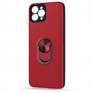 Husa spate pentru iPhone 13 Pro Max - WOOP Ring Case Rosu