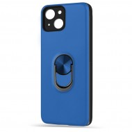 Husa spate pentru iPhone 13 - WOOP Ring Case Albastru