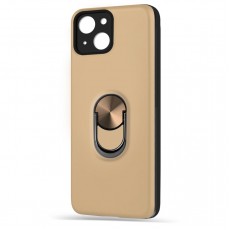 Husa spate pentru iPhone 13 - WOOP Ring Case Gold