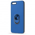 Husa spate pentru iPhone 7 - WOOP Ring Case Albastru