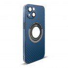 Husa spate pentru iPhone 13- Carbon Case Albastru