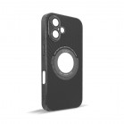 Husa spate pentru iPhone 16- Carbon Case Negru