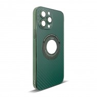 Husa spate pentru iPhone 14 Pro Max - Carbon Case Verde