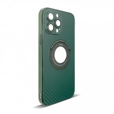 Husa spate pentru iPhone 13 Pro Max - Carbon Case Verde