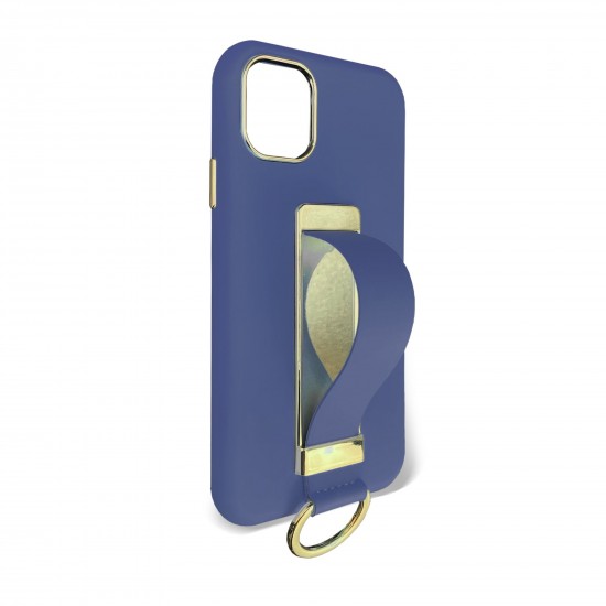 Husa spate pentru iPhone 11 - de Luxe Case Albastru Inchis