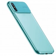 Husa spate pentru Apple iPhone XS Max - Baseus Comfortable Case Turcoaz