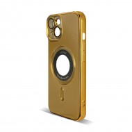 Husa spate pentru iPhone 14 - Motor Case Auriu