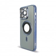 Husa spate pentru iPhone 15 Pro Max - Motor Case Bleu