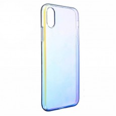 Husa spate pentru Samsung Galaxy J3 2017 - Baseus Rainbow Albastru