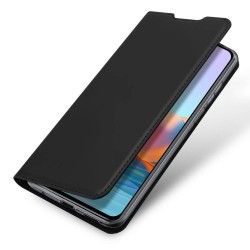 Husa Carte pentru Xiaomi Redmi Note 10 Pro - Dux Ducis Negru
