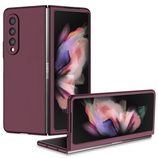 Husa spate pentru Samsung Galaxy Z Fold3 - Slim Case Burgundi