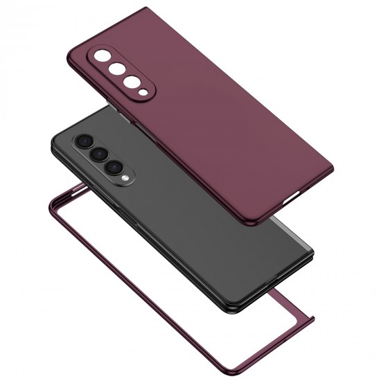 Husa spate pentru Samsung Galaxy Z Fold3 - Slim Case Burgundi