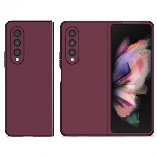 Husa spate pentru Samsung Galaxy Z Fold3 - Slim Case Burgundi