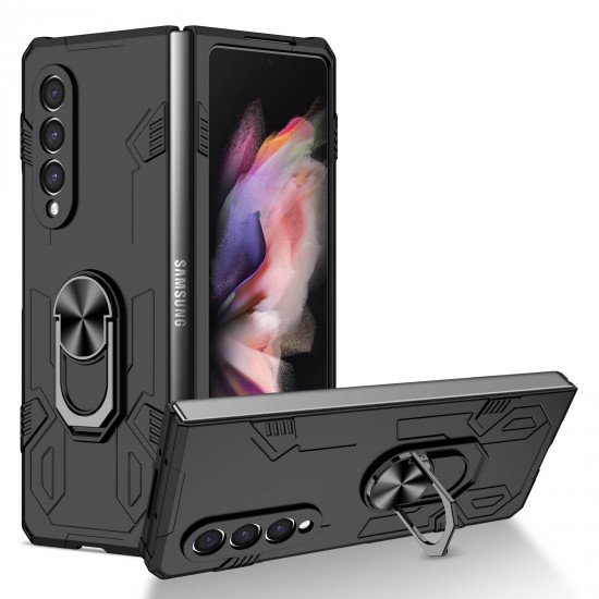 Husa spate pentru Samsung Galaxy Z Fold3 - Stand Case Negru