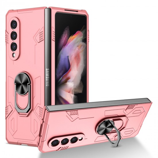 Husa spate pentru Samsung Galaxy Z Fold3 - Stand Case Roz