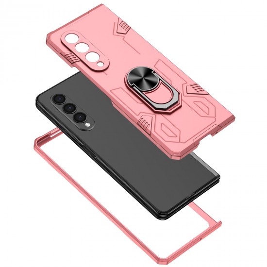 Husa spate pentru Samsung Galaxy Z Fold3 - Stand Case Roz