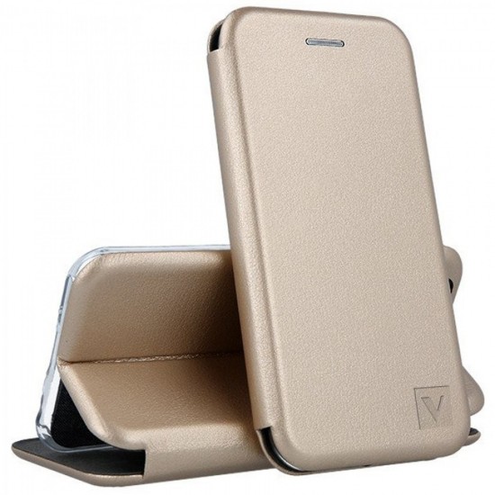 Husa carte pentru Samsung Galaxy A42 5G - Vennus Case Gold
