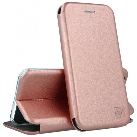 Husa carte pentru Samsung Galaxy A42 5G - Vennus Case Roz
