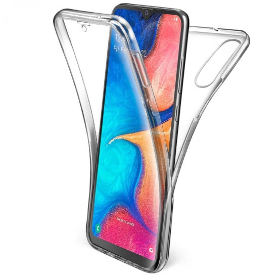 Husa pentru Samsung A70 -  Double Case Full Transparenta