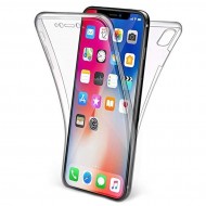 Husa pentru iPhone X - Double Case Full Transparenta