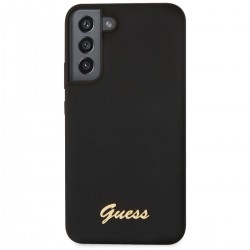 Husa spate pentru Samsung Galaxy S22 Plus - Guess metal logo Negru