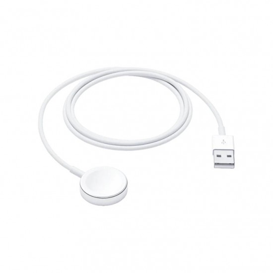 Cablu de incarcator SmartWatch USB cu magnet - Alb